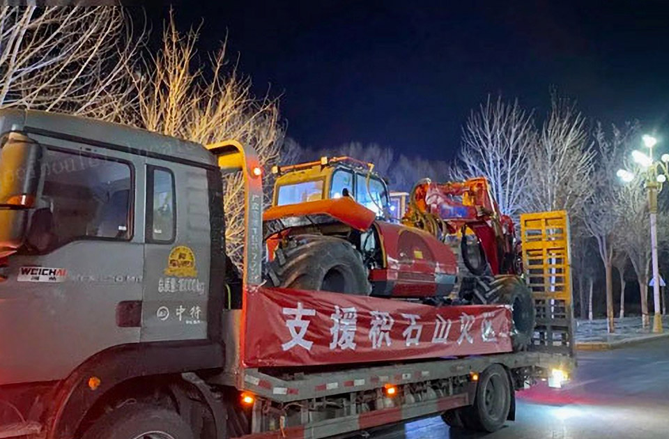 js1996官网积极为甘肃临夏州积石山县级地震做好抗震救援提供设备支持